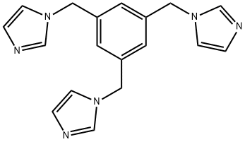 1,3,5-tris((1H-imidazol-1-yl)methyl)benzene Struktur