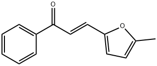 (2E)-3-(5-methylfuran-2-yl)-1-phenylprop-2-en-1-one Struktur