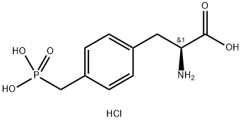 L-4-phosphonomethyl-Phenylalanine hydrochloride Struktur