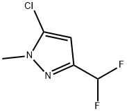 5-Chloro-3-difluoromethyl-1-methyl-1H-pyrazole Struktur