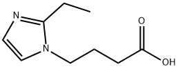 4-(2-ethyl-1H-imidazol-1-yl)butanoic acid Struktur