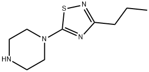 1-(3-propyl-1,2,4-thiadiazol-5-yl)piperazine Struktur