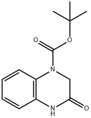 tert-Butyl 3-oxo-3,4-dihydroquinoxaline-1(2H)-carboxylate Struktur