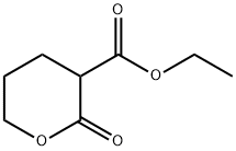 ETHYL 3,4,5,6-TETRAHYDRO-2-OXO-2H-PYRAN-3-CARBOXYLATE Struktur