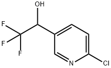 1-(6-Chloro-pyridin-3-yl)-2,2,2-trifluoro-ethanol Struktur