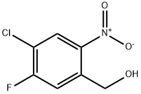 (4-Chloro-5-fluoro-2-nitro-phenyl)-methanol Struktur