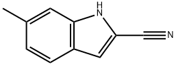 6-Methyl-1H-indole-2-carbonitrile Struktur