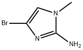 2-AMINO-4-BROMO-1-METHYLIMIDAZOLE Struktur