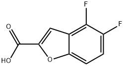 4,5-difluoro-1-benzofuran-2-carboxylic acid Struktur