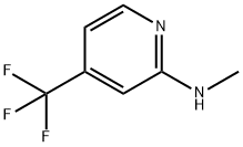 Methyl-(4-trifluoromethyl-pyridin-2-yl)-amine Struktur