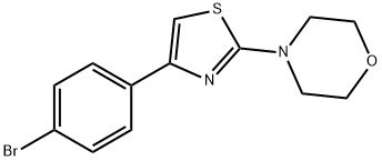 4-[4-(4-bromophenyl)-1,3-thiazol-2-yl]morpholine Struktur