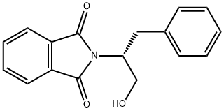 (+)-(R)-2-(1-BENZYL-2-HYDROXYETHYL)-1H-ISOINDOLE-1,3(2H)-DIONE Struktur