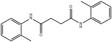 N,N'-bis(2-methylphenyl)succinamide Struktur