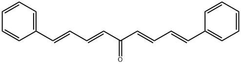 (1E,3E,6E,8E)-1,9-diphenylnona-1,3,6,8-tetraen-5-one Struktur