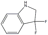 3,3-difluoro-1,2-dihydroindole Struktur