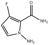 1-AMINO-3-FLUORO-1H-PYRROLE-2-CARBOXAMIDE Struktur