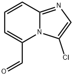 3-Chloro-imidazo[1,2-a]pyridine-5-carbaldehyde Struktur