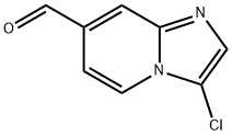 3-Chloro-imidazo[1,2-a]pyridine-7-carbaldehyde Struktur