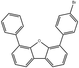 4-(4-Bromophenyl)-6-phenyldibenzo[b,d]furan Struktur