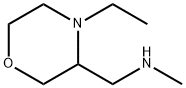 (4-Ethyl-morpholin-3-ylmethyl)-methyl-amine Struktur