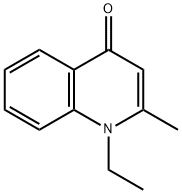 1-Ethyl-2-methyl-1H-quinolin-4-one Struktur