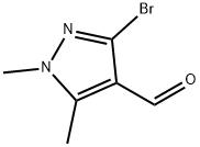 3-Bromo-1,5-dimethyl-1H-pyrazole-4-carbaldehyde Struktur