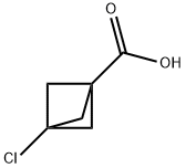 3-CHLOROBICYCLO[1.1.1]PENTANE-1-CARBOXYLIC ACID Struktur