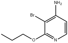 3-Bromo-2-propoxy-pyridin-4-ylamine Struktur