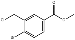 Methyl 4-bromo-3-(chloromethyl)benzoate Struktur