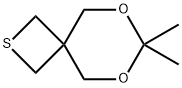 7,7-dimethyl-6,8-dioxa-2-thiaspiro[3.5]nonane Struktur