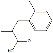 2-METHYL-ALPHA-METHYLENE-BENZENEPROPANOIC ACID Struktur