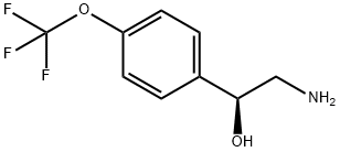 (S)-2-Amino-1-[4-(trifluoromethoxy)phenyl]ethanol Struktur