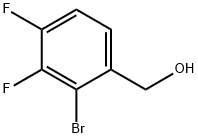 2-Bromo-3,4-difluorobenzyl alcohol Struktur