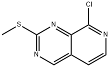 8-chloro-2-(methylthio)pyrido[3,4-d]pyrimidine Struktur