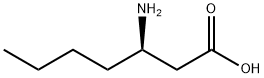 (3R)-3-aminoheptanoic acid 結(jié)構(gòu)式