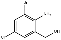 (2-Amino-3-bromo-5-chloro-phenyl)-methanol Struktur