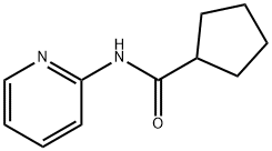 N-pyridin-2-ylcyclopentanecarboxamide Struktur