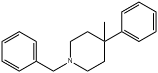 1-benzyl-4-methyl-4-phenylpiperidine Struktur