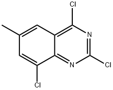 2,4,8-trichloro-6-methylquinazoline Struktur