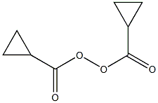 Peroxide, bis(cyclopropylcarbonyl) Struktur