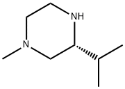 (3R)-1-methyl-3-propan-2-ylpiperazine Struktur