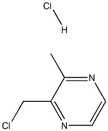 2-(chloromethyl)-3-methylpyrazine hydrochloride Struktur