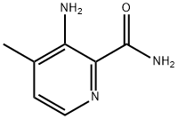 3-Amino-4-methyl-pyridine-2-carboxylic acid amide Struktur