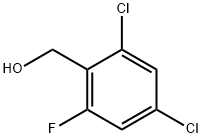 2,4-Dichloro-6-fluorobenzyl alcohol Struktur