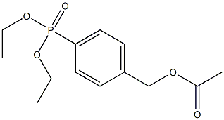 (diethoxyphosphoryl-phenyl-methyl) acetate Struktur