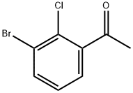 1-(3-Bromo-2-chlorophenyl)ethan-1-one Struktur