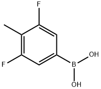 3,5-Difluoro-4-methylphenylboronic acid Struktur