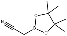 2-(4,4,5,5-tetramethyl-1,3,2-dioxaborolan-2-yl)acetonitrile Struktur