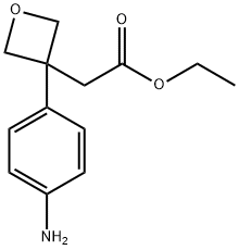 ETHYL 2-[3-(4-AMINOPHENYL)OXETAN-3-YL]ACETATE Struktur