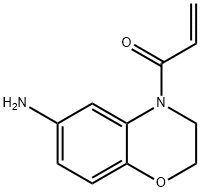 1-(6-amino-2H-benzo[b][1,4]oxazin-4(3H)-yl)prop-2-en-1-one Struktur